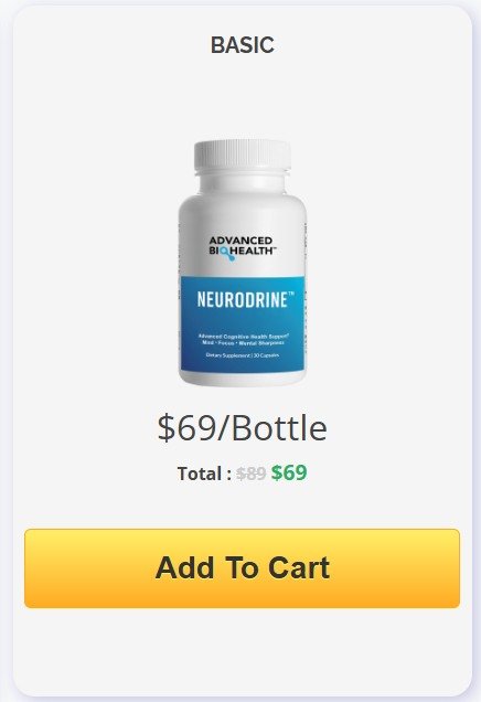 Boost focus with 1 bottle of NeuroDrine